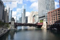 The LaSalle Street bridge, taken from the Clark Street Bridge