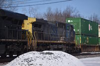 CSX 30, a rare YN2 unit, as well as a rare CSX visitor to the CNO&amp;TP