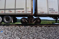 Another closeup of the bogie and coupling