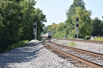 Clear of the siding, 255 heads on to Lafayette and into history